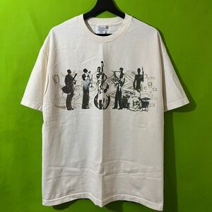 Vintage Festival International de Jazz de Montreal T-Shirt XL Cream Jazz Band